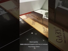 Como fazer uma caixa acrílica em forma de diamante em 5 minutos * Acryl Kasten kleben