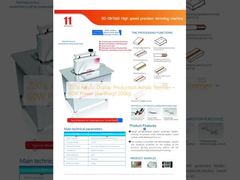 220V Display Acrílico Produção Trimmer Acrílico 60W Potência 3kw Peso 200kg