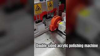 Double sided acrylic polishing machine