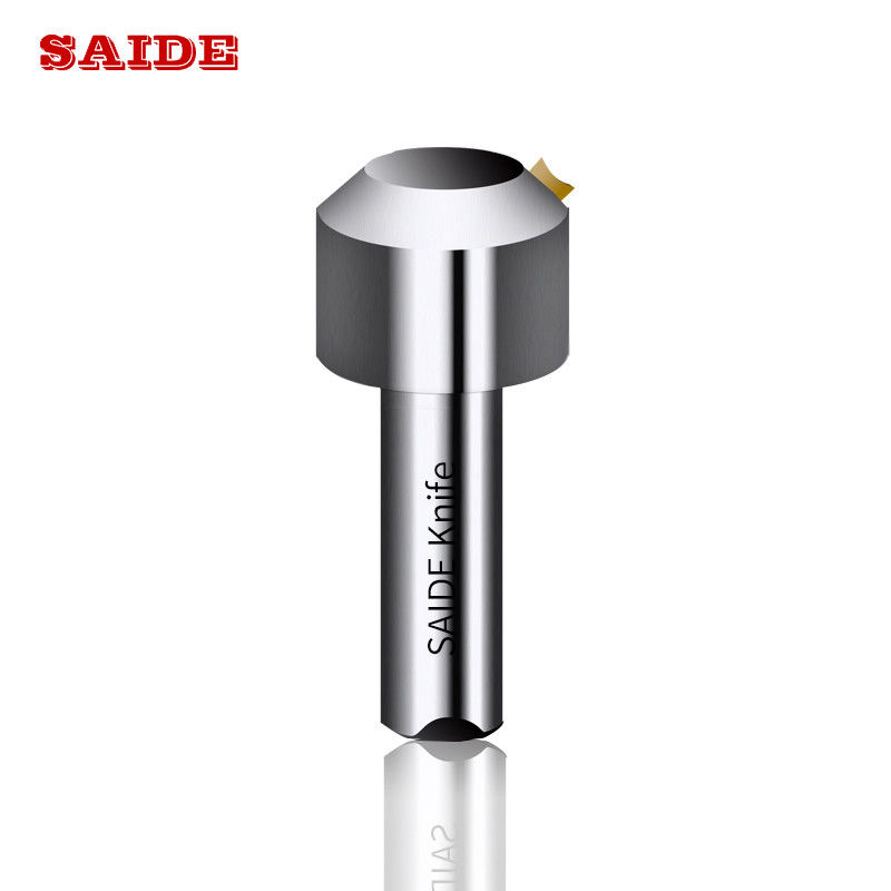 Fornecimento de fábrica de alta qualidade Máquina de corte de acrílico Ferramenta especial de fresagem de chanfro de diamante de cristal único CNC para acrílico/PS