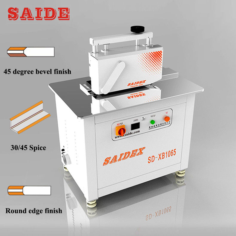China Fábrica de fornecimento SAIDE SD-XB1065 Máquinas de corte de acrílico 60 graus Máquina automática de amarração de acrílico