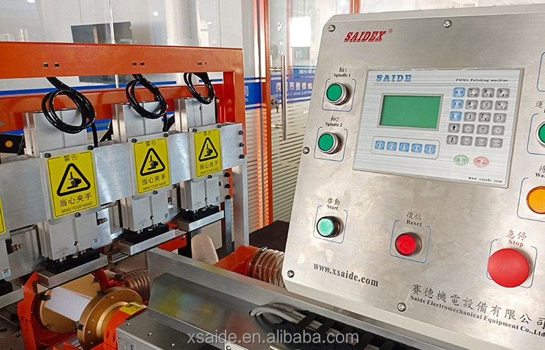 Máquina de Polimento de Borda Dupla Face Acrílica de Tamanho Pequeno 1000mm Fabricada na China SAIDE Polidora de Diamante Para PMMA/PS/Placa Guia de Luz