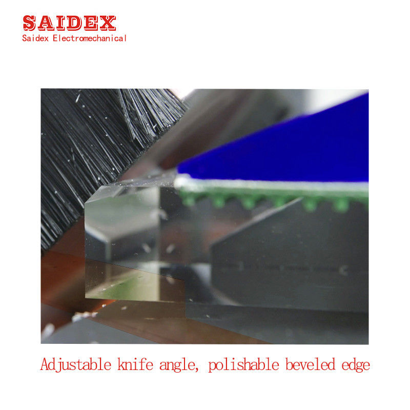 Sd-1350Ax Mesa de mármore 0-60 graus borda biselada borda acrílica borda automática diamante natural máquina de polimento para acrílico Ps Ms
