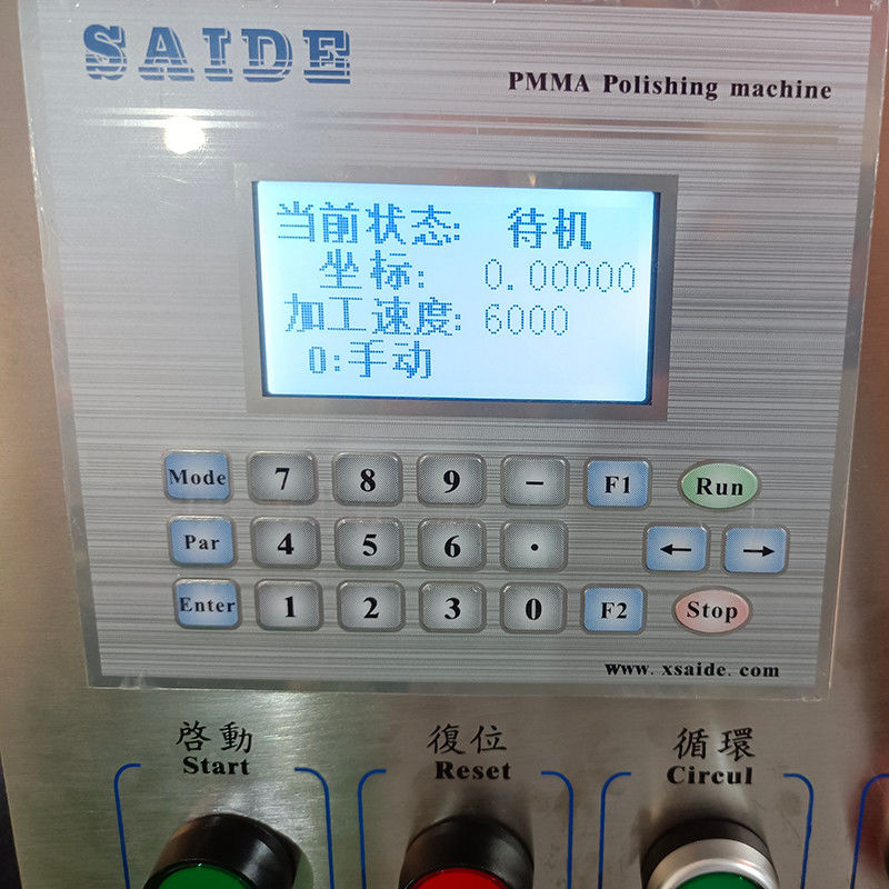 2500mm de comprimento de trabalho acrílico de diamante polidora em Guangzhou Direita e Bevel Edge máquina de polimento de diamantes