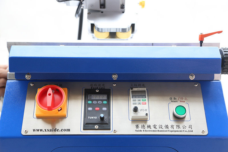 Máquina Chanfradeira de Acrílico PMMA V-45, com Placa de Acrílico Anti-Queda, Eixo com Velocidade de 9000RPM, Design Moderno