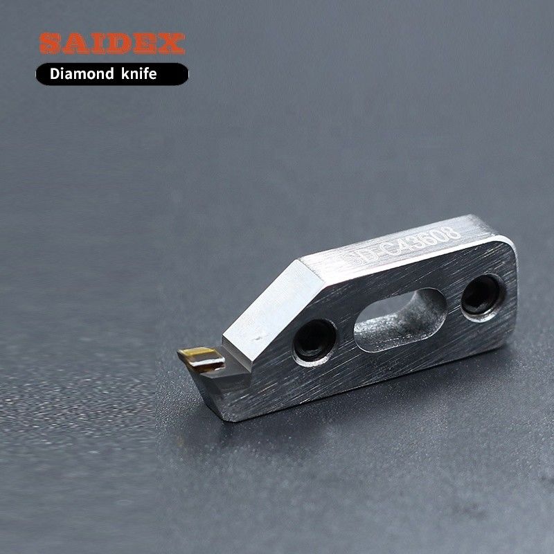 Cortador de diamante OEM personalizado Cortador de adamantina de cristal único Faca de polimento de diamante para PMMA ABS Polimento acrílico Mach
