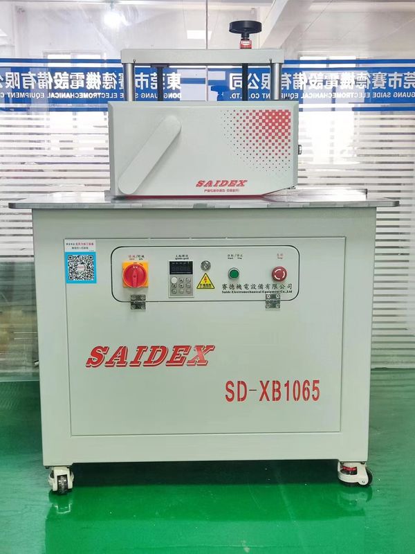 Máquina rápida e eficiente para chanfro de 45 graus em acrílico, POM, PET, PS, etc., para bordas de chapas plásticas