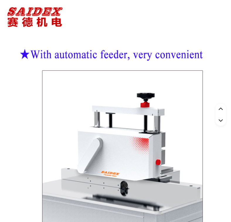 Fábrica Saide China Fornece Máquina Chanfradeira  Pode Cortar Acrílico Máquina de Chanfro em Ângulo R Para PMMA/PS/MS/PC