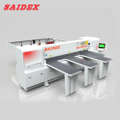Máquina de corte de folhas acrílicas de eixo de 30 mm espessura de serra de 80 mm Potência total de 16 kW
