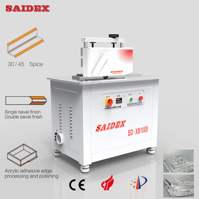2.5kw 10A Máquina Elétrica de Cortar Acrílico comprimento 1000mm 250kg Pequena máquina de polir bordas arredondadas de 45 graus