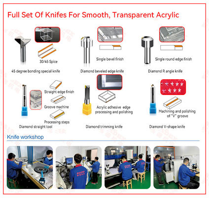 Ferramentas de Corte de Fresagem CNC Práticas Acrílico Industrial Ferramenta Chanfrada CNC para Acrílico Corte em Alta Velocidade