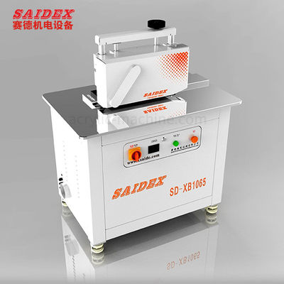 Φ100 mm Máquina de chamfering acrílico de entrada de sucção com 1000 mm L * 650 mm W * 1260 mm H Tamanho da máquina e tensão nominal AC220V