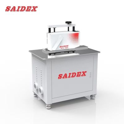 Polidora de bordas de acrílico de 3,5kW 380v, duas ranhuras, 45 graus, para PMMA / PE / PC / PS, clipes de cartão de visita